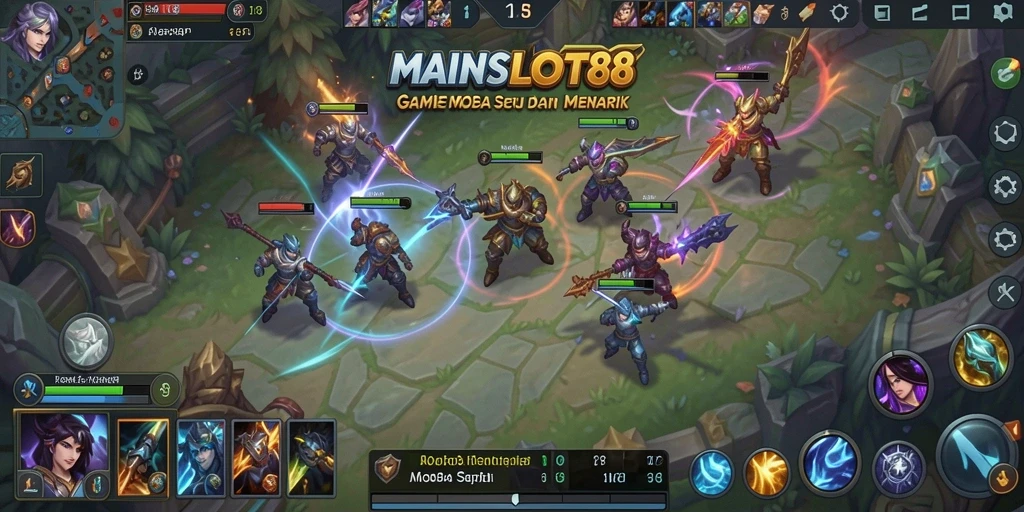Tampilan gameplay seru dan strategi dalam MAINSLOT88.