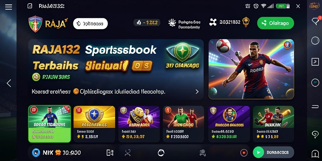 Tampilan menarik dari gameplay sportsbook RAJA132.